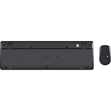 Trust Ody II Silent Wireless Tastatur a Maus Set Desktop Set (schwaarz, US Layout (QWERTY), Membran, 100%, 800 dpi - 1.600 dpi)