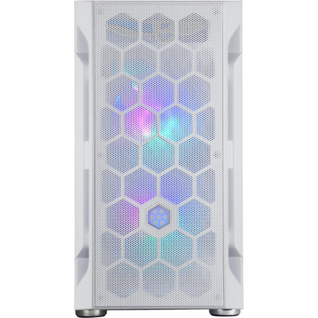 Silverstone fara h1m pro midi tower kryt (bílý | 3x USB-A | RGB | okno)