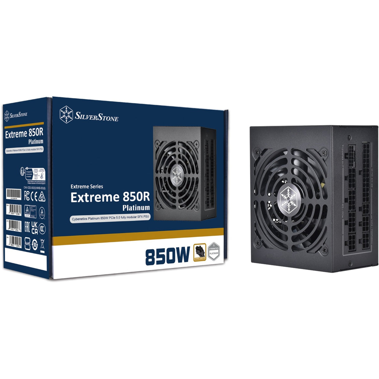 Silverstone sst-ex850r-pm modular 850 Watt Energieversuergung (schwaarz, 2x pcie)