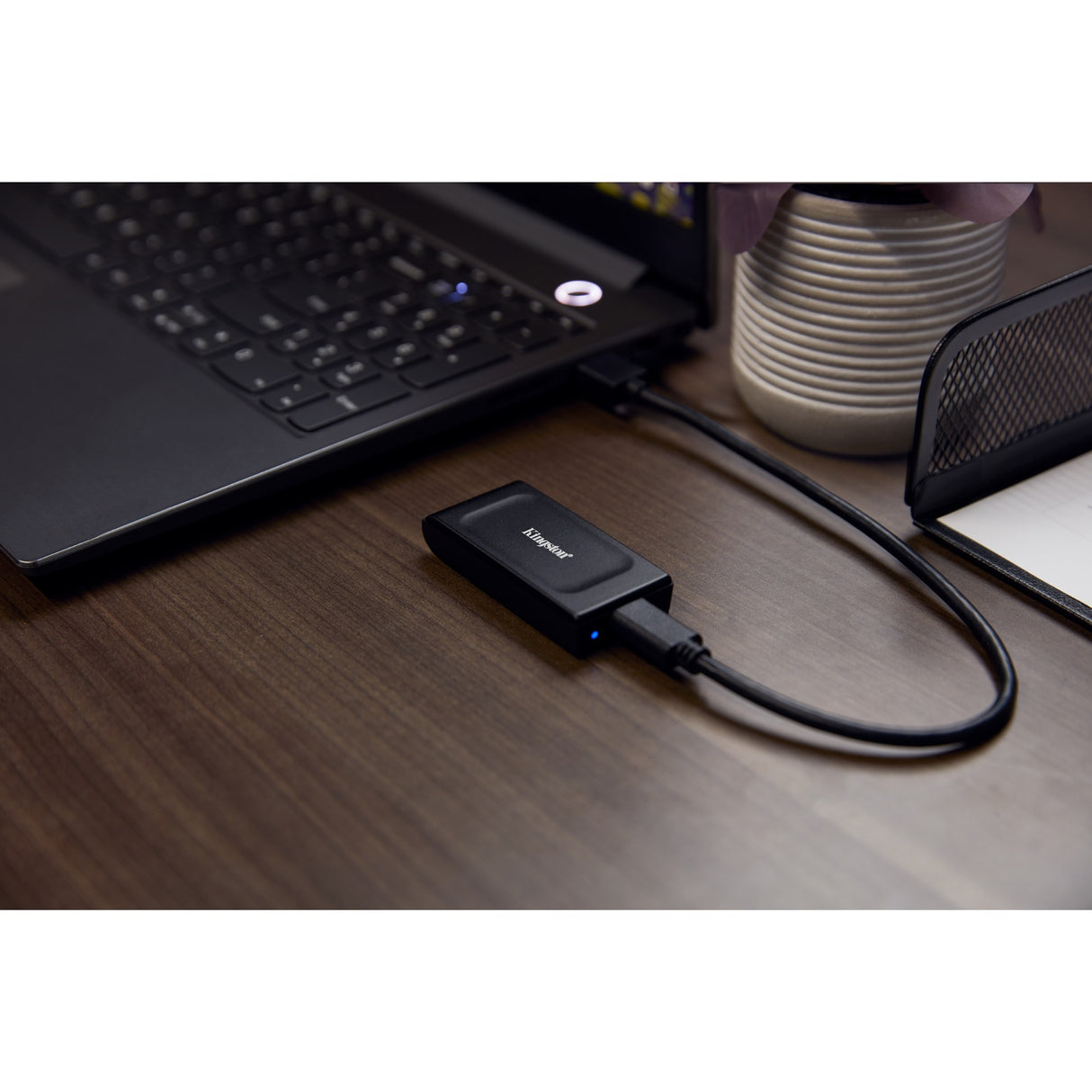 Kingston xs1000 portable 1 TB extern SSD (schwaarz, sxs1000 1000g, USB-A 3.2 (10 GBit s))