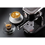 Ariete Moderna Espresso Slim 1381 12 Espresso Machine (Black)