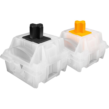 Vær stille! lettmontert stille taktil rgb mekanisk spilltastatur (svart, us-layout (qwerty), lydløs taktil, 100 %, argb, pbt-dobbelt-shot-taster)