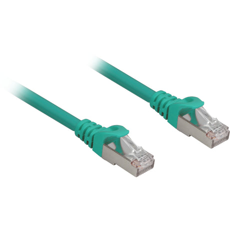 Sharkoon nätverkskabel SFTP, RJ-45 med Cat.6a (grön, 1 meter, halogenfri)
