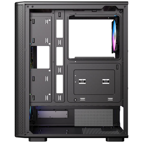 Obudowa midi tower Antec vx310 argb (czarna | 3x usb-a | szkło hartowane)