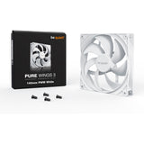 be quiet! Pure Wings 3 PWM Case Fan (White, 140 x 140 x 25 mm)