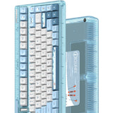 Iqunix OG80 Wintertide Wireless Mechanical Keyboard, Gaming Keyboard (Light Blue, US Layout, Iqunix Moonstone Turbo, RGB LEDs, 80% (TKL), Hot-Swappable, PBT, 2.4GHz | Bluetooth 5.1 | USB-C)