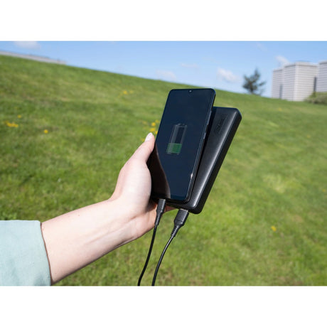 Trust primo 20.000 mah eco power bank (schwaarz)