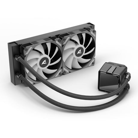 Sharkoon s50 argb water cooling (black, 4-pin pwm)