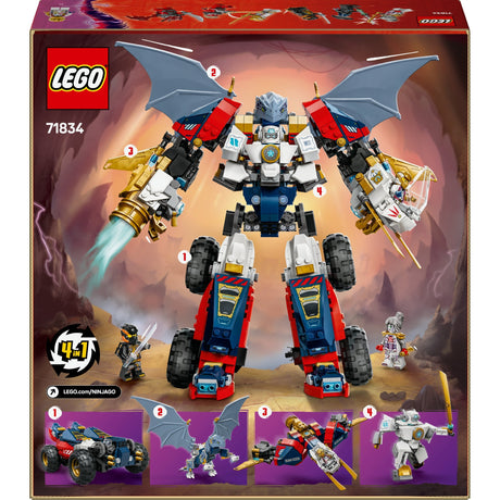 Lego Ninjago 71834 Le mécha ultra combo de Zane