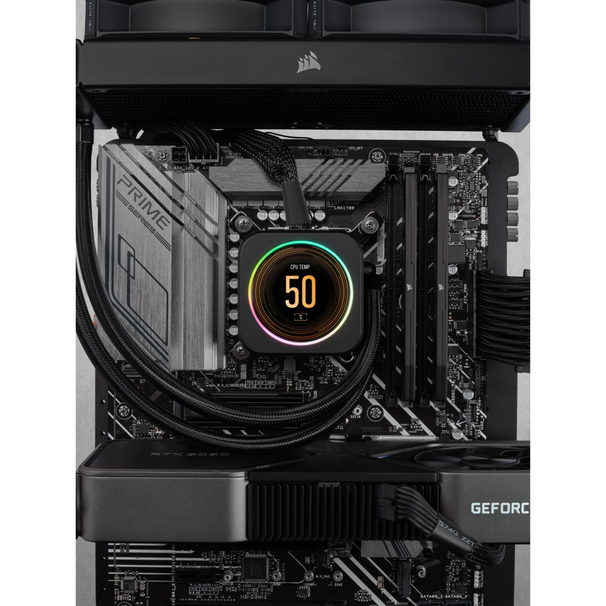 Corsair Vengeance 32 GB DDR5-4800 (2x 16 GB) RAM (schwaarz, cmk32gx5m2a4800c40, xmp 3.0)
