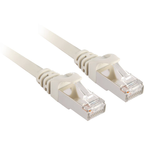 Sharkoon patch cable SFTP, RJ-45 with Cat.6 (gray, 0.5 meters)
