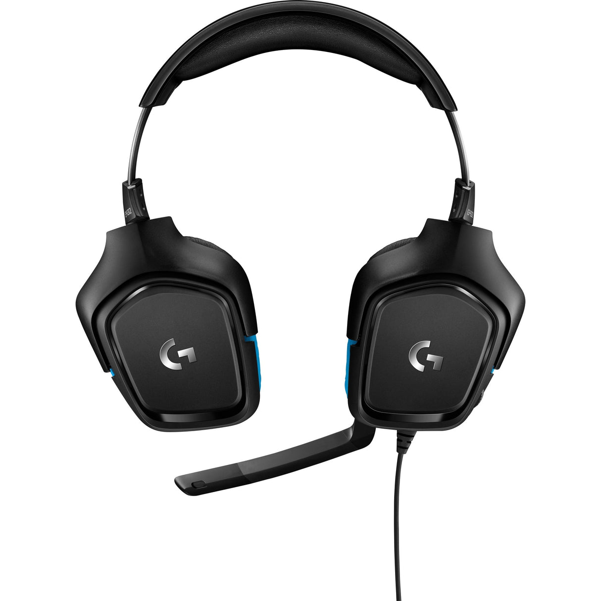 Logitech G432 7.1 Surround Sound Wired Over-Ear Gaming Headset (black blue, PC, PlayStation 4, PlayStation 5, Xbox One, Xbox Series X|S, Nintendo Switch)