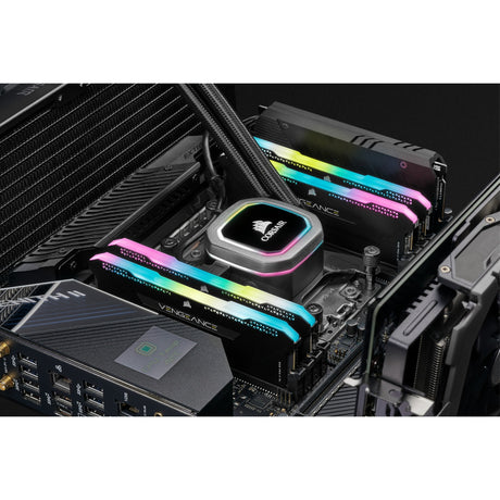 Corsair Vengeance RGB Pro SL 32 GB DDR4-3200 (2x 16 GB) RAM (svart, cmh32gx4m2e3200c16, xmp 2.0)