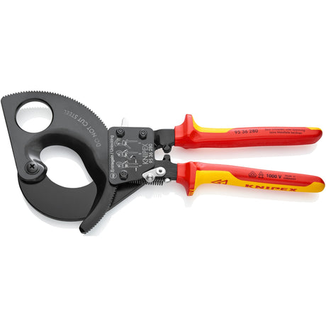 Knipex cable cutters with ratchet principle 9536280 cutting pliers