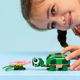 Lego creator 31377 turtle with water lily