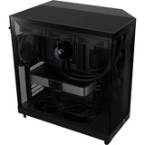 NZXT H6 Flow Midi Tower Case (Black | 2x USB-A | 1x USB-C | Tempered Glass)