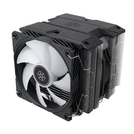 Silverstone SST-HYD140-ARGB CPU hűtő (4 tűs PWM ventilátor csatlakozó, 4-1 tűs ARGB (5 V LED))