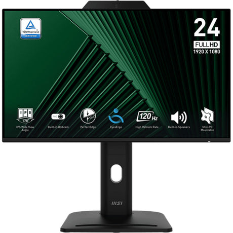 Msi pro mp242pmg 23.8 monitor (black, hdmi, displayport, vga, 2x usb-a, usb-b, 120 hz)