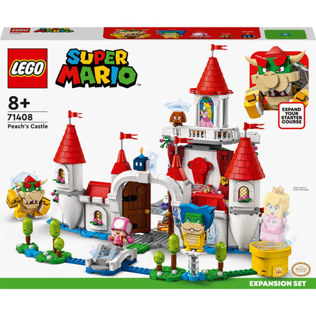 Lego Super Mario - Tacar Leathnaithe: Bréagán Tógála Chaisleán Peach (71408)