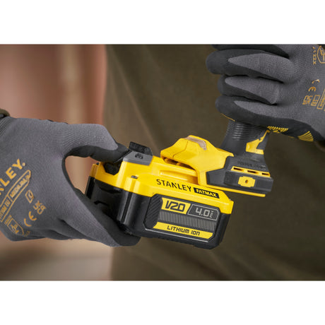 Stanley fatmax v20 18v brushless impact screwdriver (yellow black, battery and charger not included)
