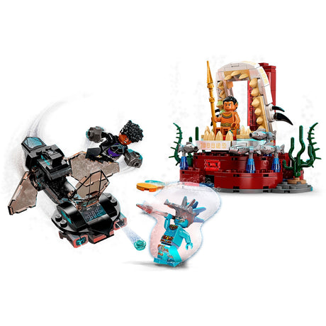 Lego marvel - bréagán tógála seomra ríchathaoirleach rí Namor (76213)
