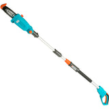 Gardena tcs 20 18 p4a solo battery telescopic hedge trimmer - without battery and charger