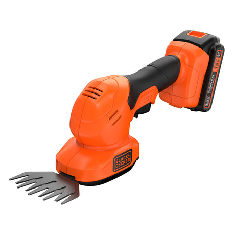 Black+Decker BCSS18B-XJ 18V Grass and Shrub Shear (Battery Not Included) (Orange Black, Battery and Charger Not Included)