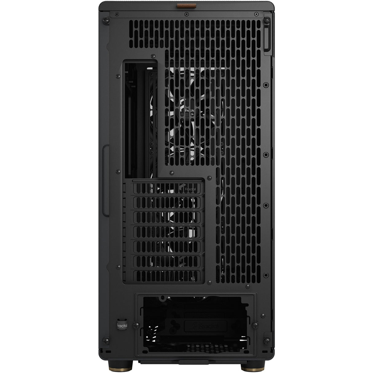 Fractal design north xl midi tower housing (black wood color | 2x USB-A | 1x USB-C)