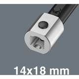 Wera klickmoment x 7 momentnyckel för skärverktyg (svartgrön, 10-100 nm)