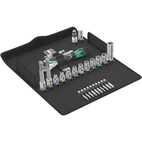 Wera Velo Set 7, 27 Stéck Tool Set (schwaarz gréng)