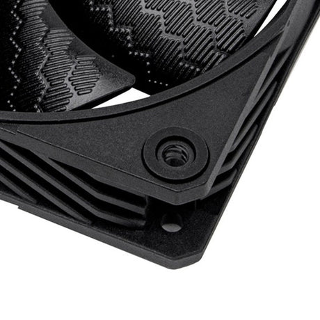 Ventilateur de boîtier Silverstone shark force 120 (noir, 120 x 120 x 25 mm, pwm)