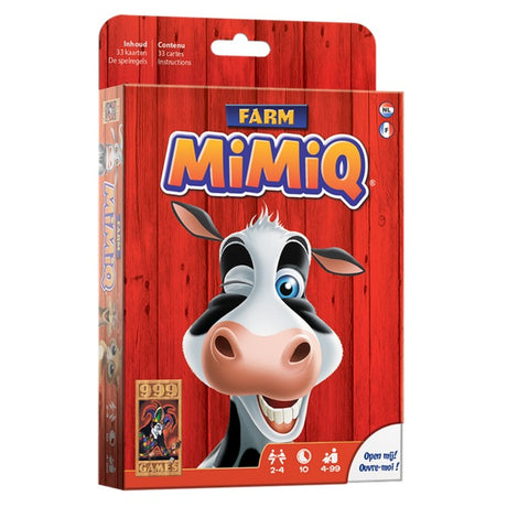 999 Spiller 999 Spiller Mimiq Farm Kaartespill (hollännesch, 2 - 4 Spiller, 10 Minutten, ab 4 Joer)