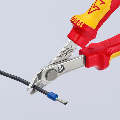Knipex Elektronik Super Knips® VDE 78 06 125 Elektronikzange (rot gelb)