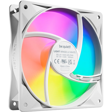 Roueg sinn! Light wings lx pwm rgb Case Fans (wäiss, 3 Stéck, 120 x 120 x 25 mm)
