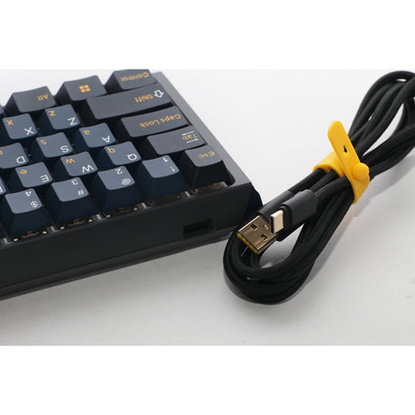 Mechanische Gaming-Tastatur Ducky One 3 Pro Mini RGB (Schwarz, US-Layout (QWERTY), Cherry MX2A Speed Silver, 60 %, RGB-LED, Double-Shot PBT, Quack-Mechanik, Hot-Swap)