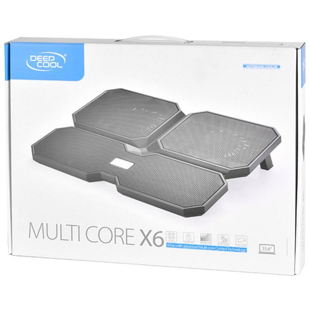 Deepcool multi core x6 laptop cooler (black, 2x USB 2.0)