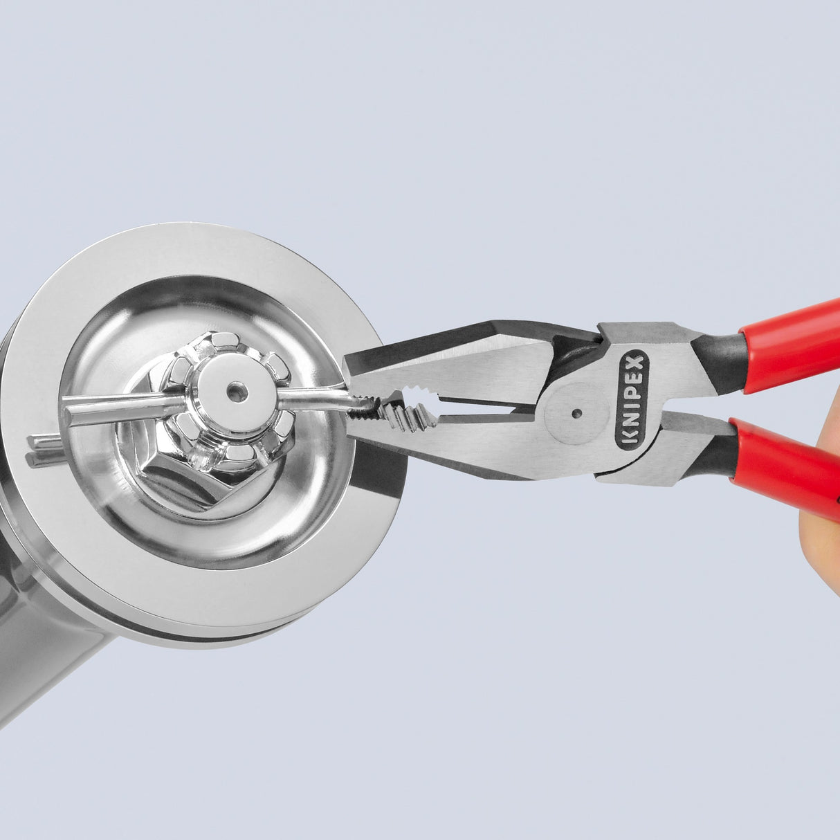 Knipex high-leverage combination pliers 200 mm (red)