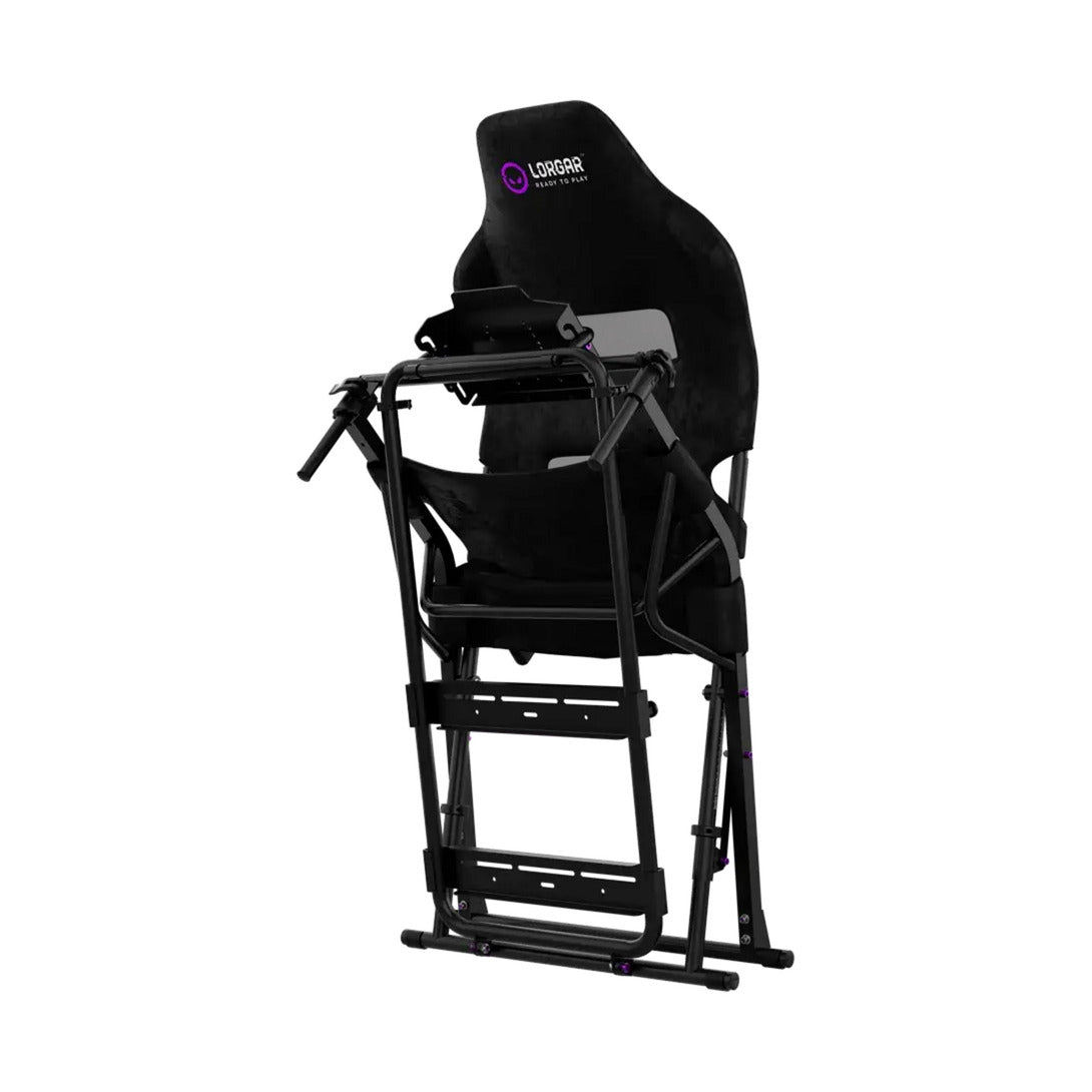 Lorgar advanced raf1 racing simulator (zwart)