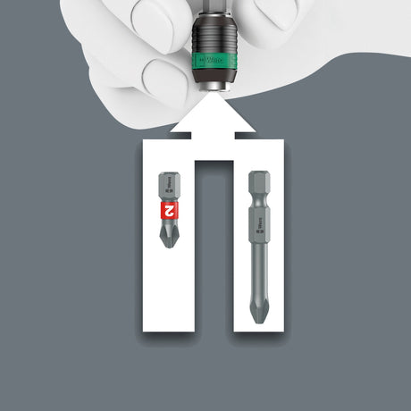 Wera Kraftform Kompakt 400, 17-Stéck Socket Wrench (schwaarz gréng)