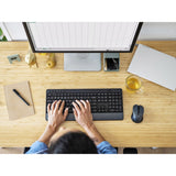 Trust Trezo Comfort Wireless Tastatur a Maus Set Desktop Set (schwaarz, US Layout (qwerty), 100%)