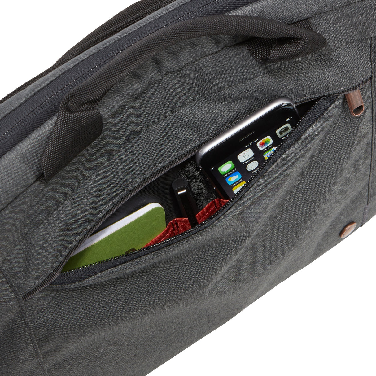 Case Logic Era 14 Laptop Attaché Eraa-114-Obsidian Laptop Bag (Dark Gray)