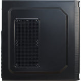 Inter-tech it- 5905 midi tower behuizing (zwart | 2x usb-a)