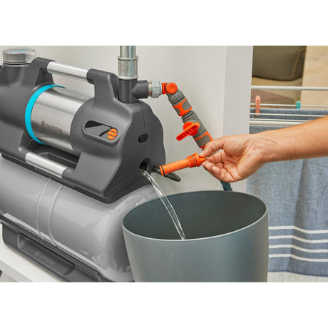 Gardena 6300 SilentComfort pressure pump (grey stainless steel, Bluetooth)