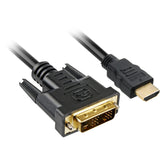 Sharkoon HDMI to DVI-D adapter (black, 2 meter, single-link)