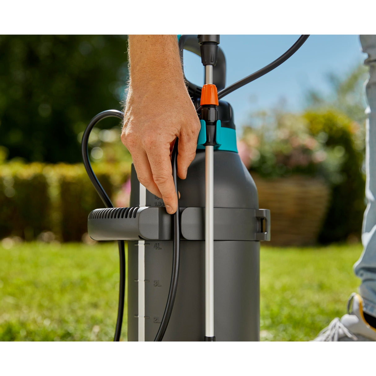 Gardena Pressure Sprayer 5 l EasyPump (grey turquoise, 11136-20)