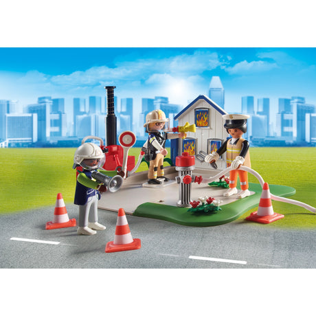 Figiúirí Playmobil - mo chuid figiúirí: bréagáin tógála misean tarrthála (70980)