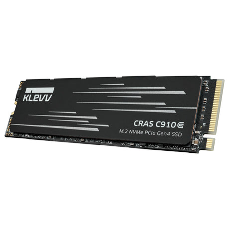 Klevv Cras C910G 4 TB SSD (black, K04TBM2SP0-10G, PCIe Gen 4.0 x4, NVMe 2.0)