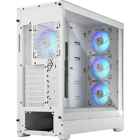 Fractal design pop xl air rgb stort tornhus (vit | 2x usb-a | rgb | härdat glas)
