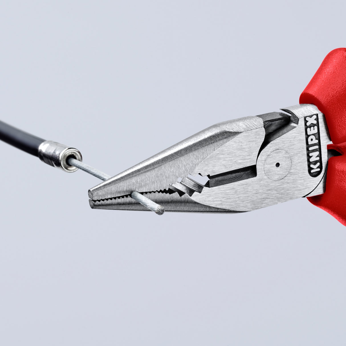 Knipex Snipe Nose Combination Pliers 0822145 (red blue)