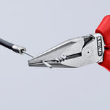 Knipex Snipe Nose Combination Pliers 0822145 (red blue)